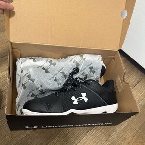 Under Armour Black and White Sneakers